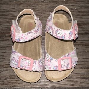 Laura Ashley Style LA88378 unicorn buckle sandals